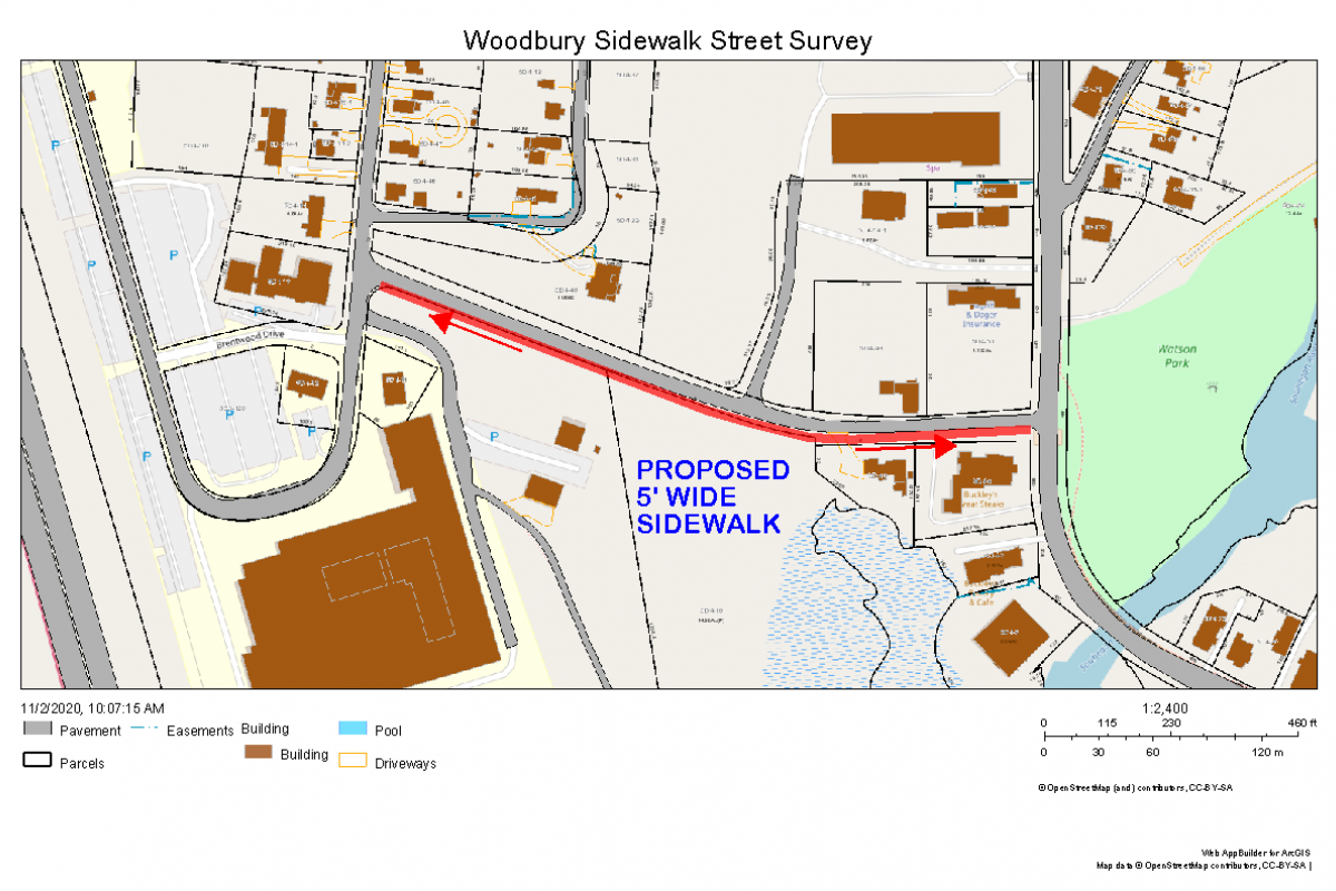 Woodbury Street Sidewalk Project