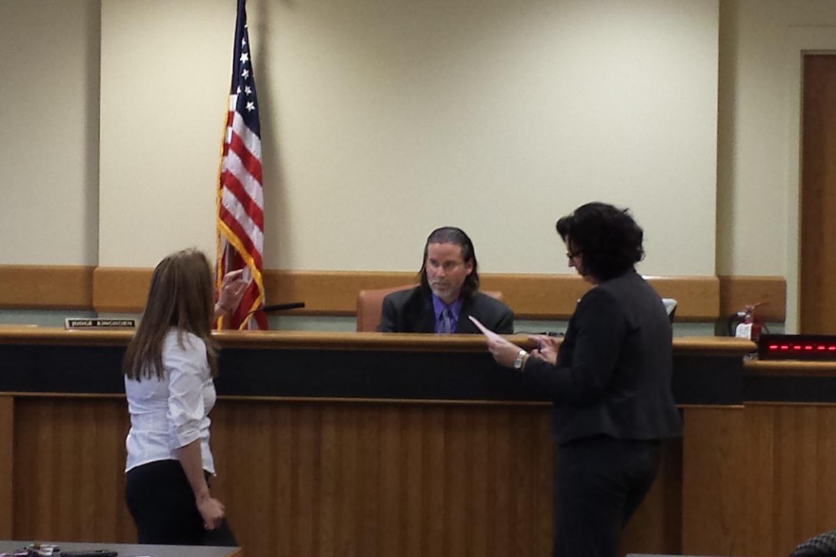 Judge and Attorney's at Mock Trial