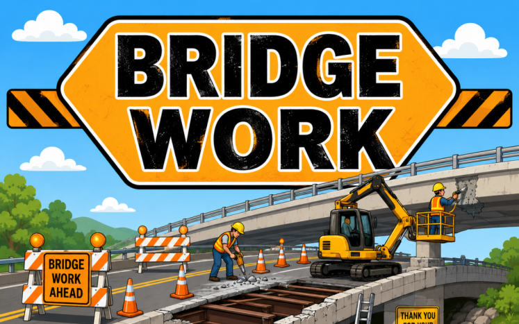 *Beals Road Bridge Construction & Re-Paving on Saturday, 6/13 and Monday, 6/15 8am-4pm*