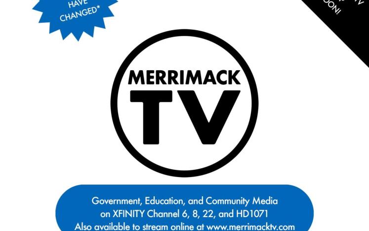 8/9/2023 - Merrimack TV XFINITY Channel Changes